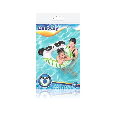 Bestway 36351 Kółko do pływania Panda 79cm x 85cm
