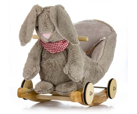 Królik Polly Plus - Grey Bunny Koń na biegunach bujak