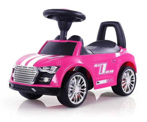 Jeździk auto Autko dla dzieci pchacz   Racer Pink