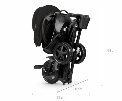 Qplay Rowerek rower  Trójkołowy Nova Niello Black