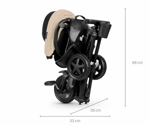 Qplay Rowerek rower  Trójkołowy Nova Niello Khaki