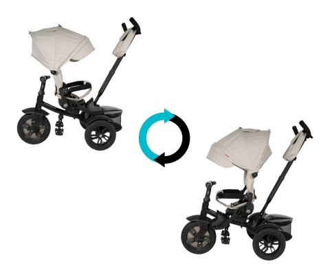 Qplay Rowerek rower  Trójkołowy Premium Beige