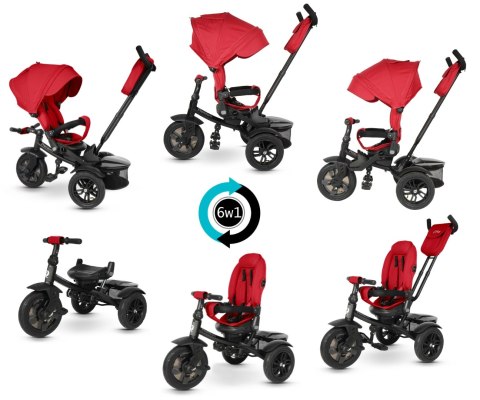 Qplay Rowerek rower  Trójkołowy Premium Red