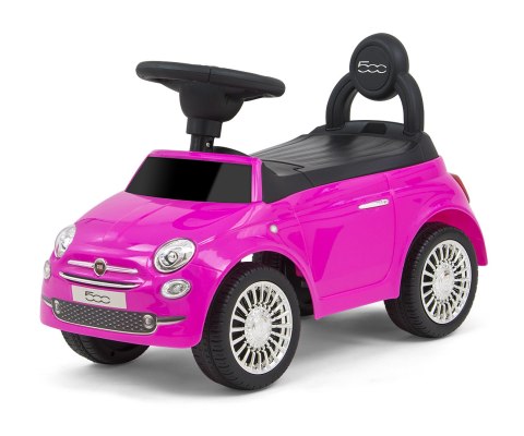 Jeździk auto Autko dla dzieci pchacz   Fiat 500 Pink