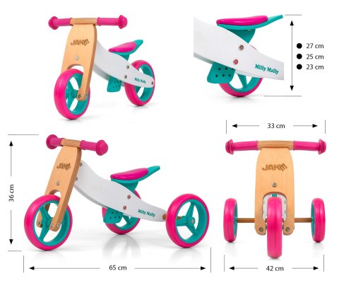Rowerek biegowy jeździk dla dzieci  Jake Classic Candy