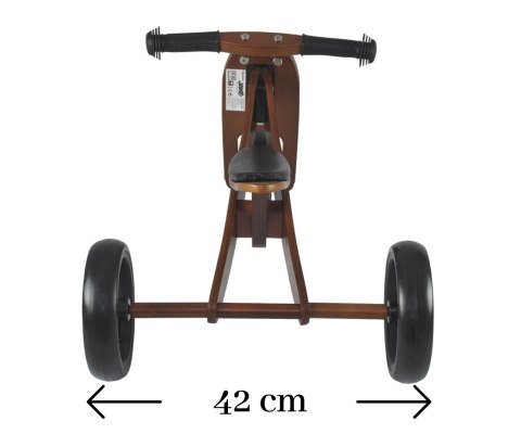 Rowerek biegowy jeździk dla dzieci  Jake Dark Natural