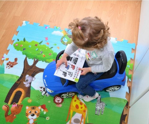 Jeździk auto Autko dla dzieci pchacz   MERCEDES-AMG C63 Coupe Blue S