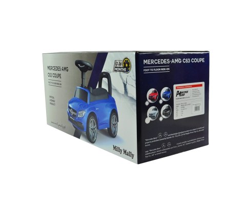 Jeździk auto Autko dla dzieci pchacz   MERCEDES-AMG C63 Coupe Blue S