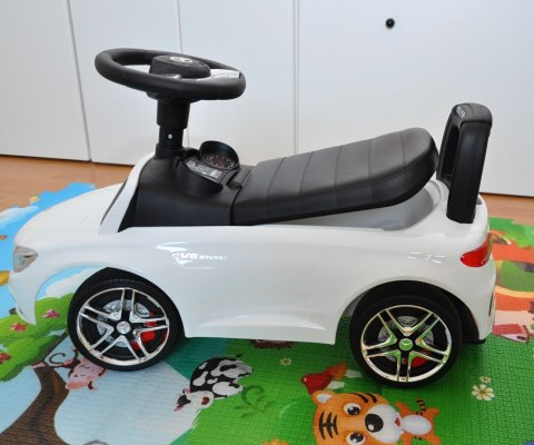 Jeździk auto Autko dla dzieci pchacz   MERCEDES-AMG C63 Coupe White S