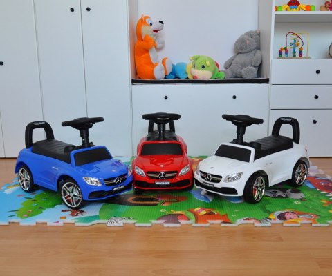 Jeździk auto Autko dla dzieci pchacz   MERCEDES-AMG C63 Coupe White S