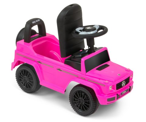 Jeździk auto Autko dla dzieci pchacz   MERCEDES G350d Pink S