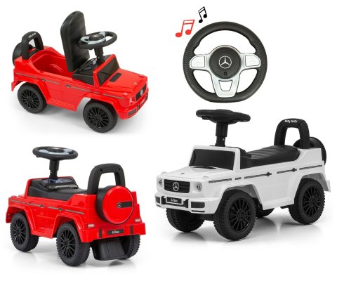 Jeździk auto Autko dla dzieci pchacz   MERCEDES G350d White S