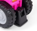 Jeździk auto Autko dla dzieci pchacz   New Holland T7 Traktor Pink