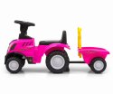 Jeździk auto Autko dla dzieci pchacz   New Holland T7 Traktor Pink