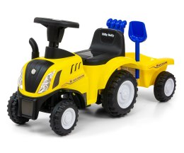 Jeździk auto Autko dla dzieci pchacz   New Holland T7 Traktor Yellow