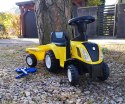 Jeździk auto Autko dla dzieci pchacz   New Holland T7 Traktor Yellow
