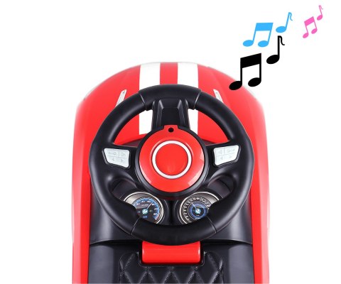 Jeździk auto Autko dla dzieci pchacz   Racer Pink-Blue