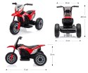 jeżdzik motor na akumulator Motocykl HONDA CRF 450R Red