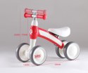 Qplay Rowerek biegowy jeździk dla dzieci  Cutey Red