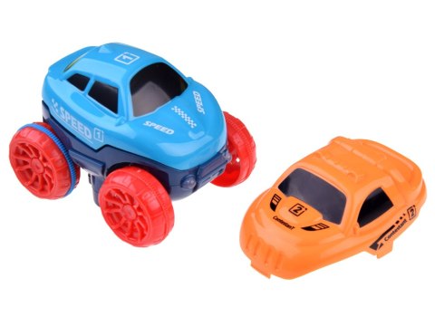 Długi giętki tor samochodowy + autko 291 elementów ZA4768