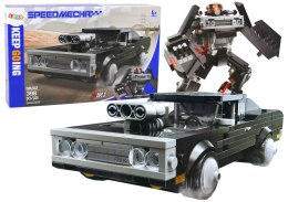 Klocki Konstrukcyjne Pojazd Auto Transformacja Robot 2W1