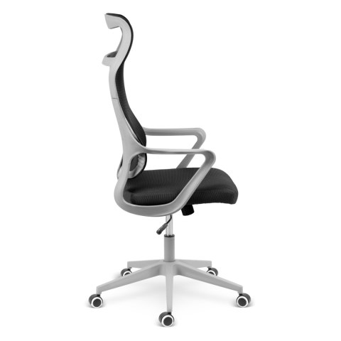 Fotel biurowy z mikrosiatki Sofotel Labi czarny