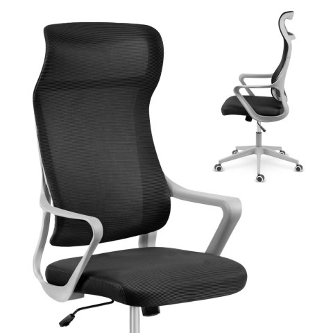 Fotel biurowy z mikrosiatki Sofotel Labi czarny