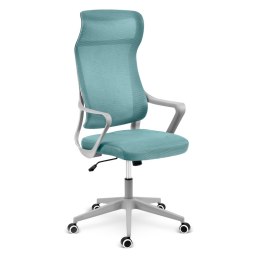 Fotel biurowy z mikrosiatki Sofotel Labi morski