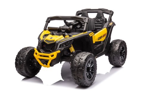 800W 4x4 24v Auto buggy ATV CAN-AM Maverick Żółty