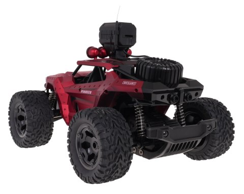 Samochód auto  samochód zdalnie sterowany  MEGA Crawler PIONEER Czerwony