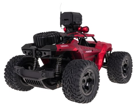 Samochód auto  samochód zdalnie sterowany  MEGA Crawler PIONEER Czerwony
