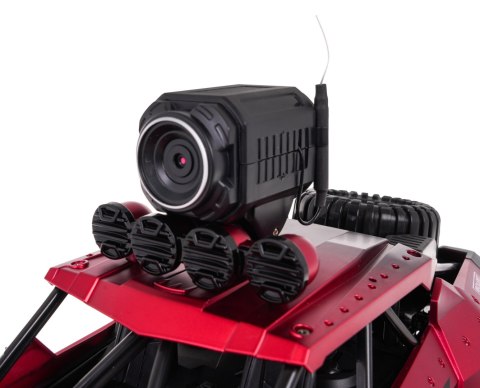 Samochód auto  samochód zdalnie sterowany  MEGA Crawler PIONEER Czerwony
