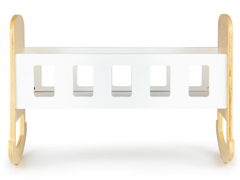 Drewniana kołyska łóżeczko dla lalek ECOTOYS