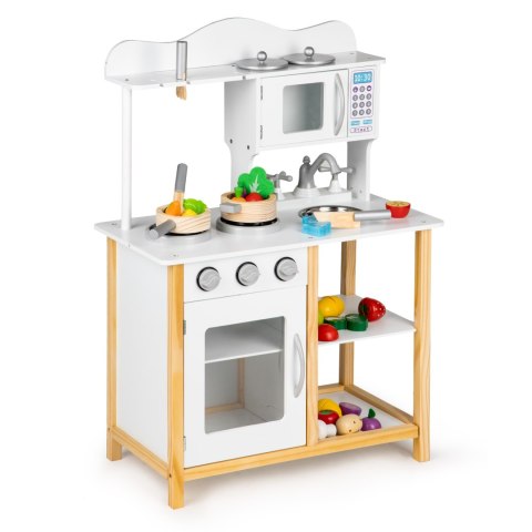 Drewniana kuchnia dla dzieci + akcesoria 