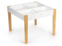 Stół stolik z dwoma krzesłami zestaw mebli dla dzieci 