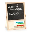 Tablica edukacyjna magnetyczna liczydło cyfry ECOTOYS