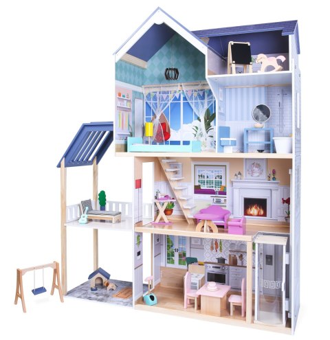 Domek dla lalek xxl Rezydencja Maya 28 el. ECOTOYS Domek dla lalek xxl Rezydencja Maya 28 el. ECOTOYS