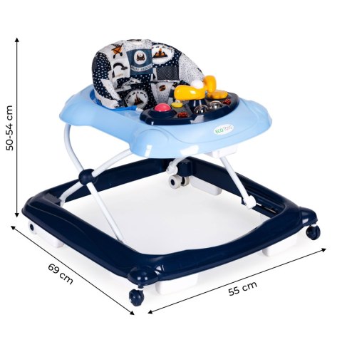 Chodzik dla dzieci jeździk panel multimedialny dźwięki led 