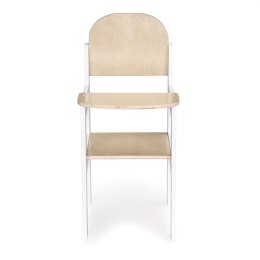 Drewniane krzesełko dla lalek fotelik do karmienia dla misi pluszaków 
