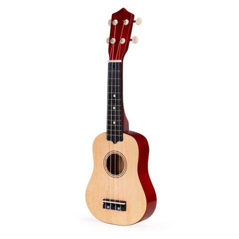 Gitara ukulele dla dzieci drewniana 4 struny nylonowe 