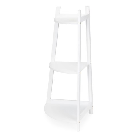 Regał narożny 3 półki nowoczesny stojak szafka