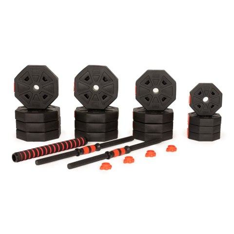 Hantle regulowane 2 x 20kg sztanga zestaw 40kg gryf Hantle regulowane 2 x 20kg sztanga zestaw 40kg gryf
