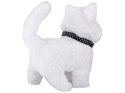 Biały uroczy kotek interaktywny rusza się chodzi miauczy ZA4654 BI