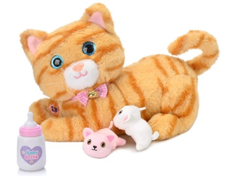 Kotek interaktywny miauczy mruczy nagrywa melodie + kociaki PO