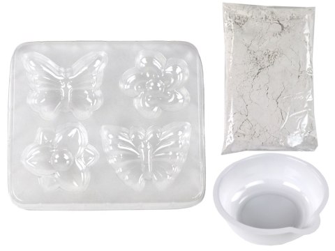 Zestaw DIY magnesy na lodówkę motyle, kwiaty