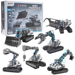 6w1 223el. Koparka chwytak hydrauliczny dźwig dla dzieci