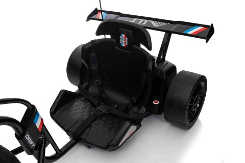 3-8 lat Max 70 KG 24V DRIFTUJĄCY Motor motocykl gokart  Czarny