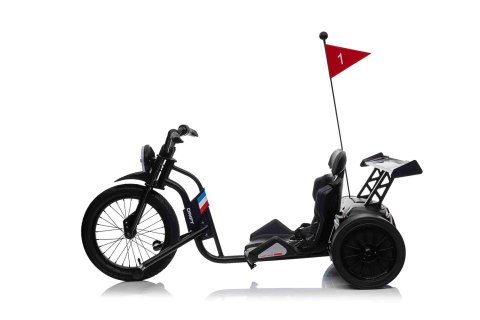 3-8 lat Max 70 KG 24V DRIFTUJĄCY Motor motocykl gokart  Czarny