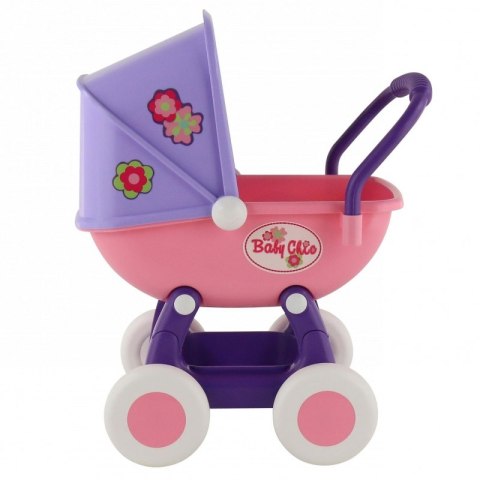 Duży Wózek Gondola Dla Lalek 43cm Arina Różowy