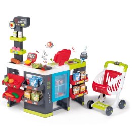 Smoby MaxiMarket z Wózkiem 50 akc Supermarket